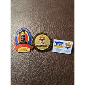 Salt Lake City 2002 Olympics Pin‎ Lot Of 3